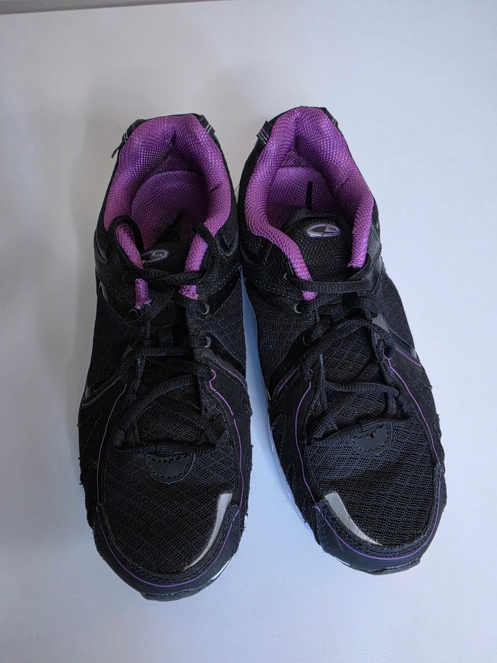 C9 Champion Performance Fit Sneakers Women 8 Black Purple Athletic Running Shoes